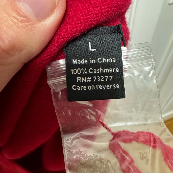 Men’s Cashmere sweater size large - Picture 3 of 4